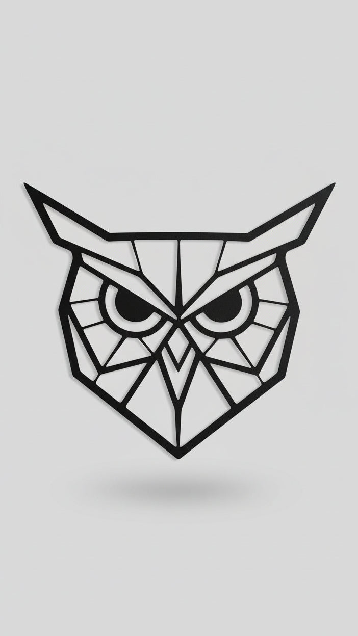 Dekorace na zeď Sova