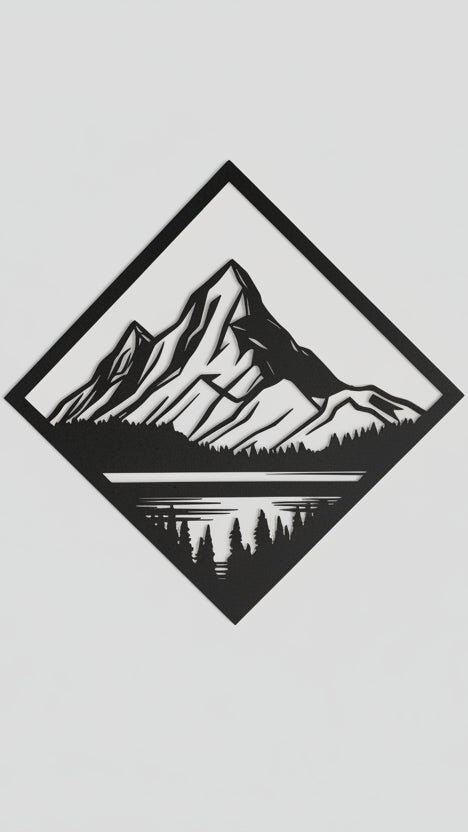 Dekorace na zeď Výhled na horu