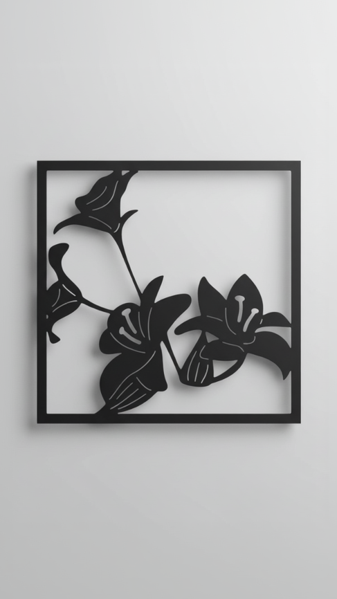 Dekorace na zeď Orchidej