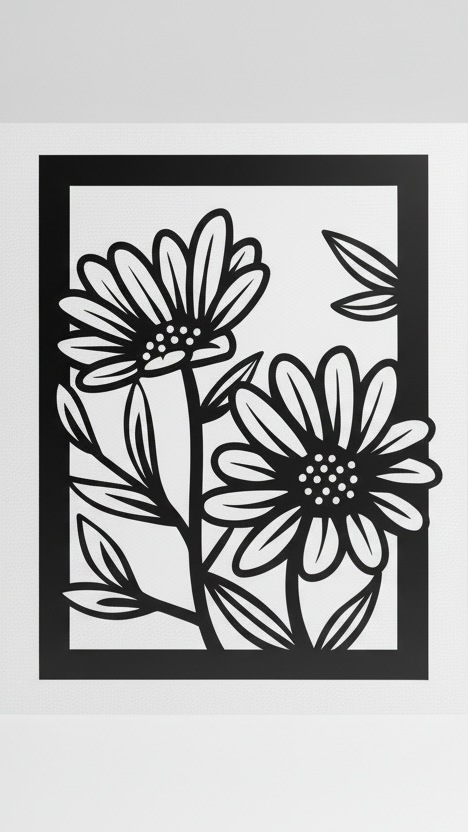 Dekorace na zeď Slunečnice