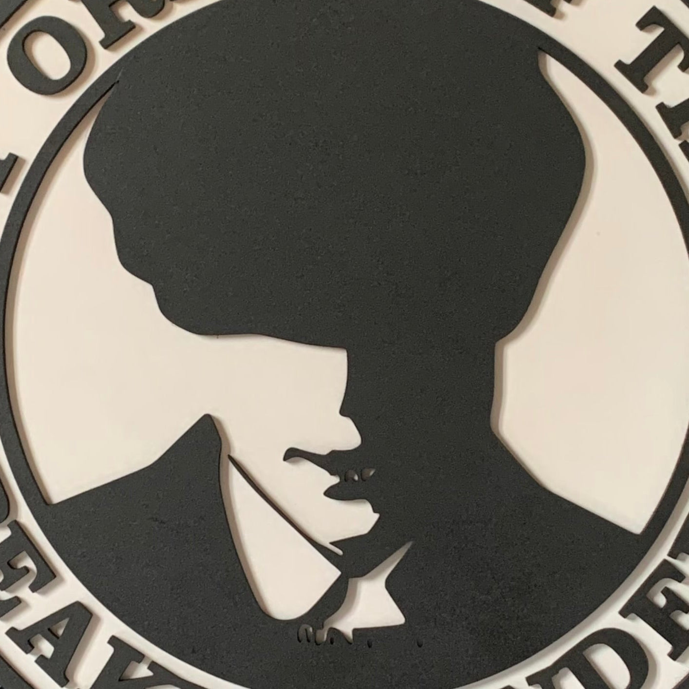 Jednoduchá plaketa Peaky Blinders