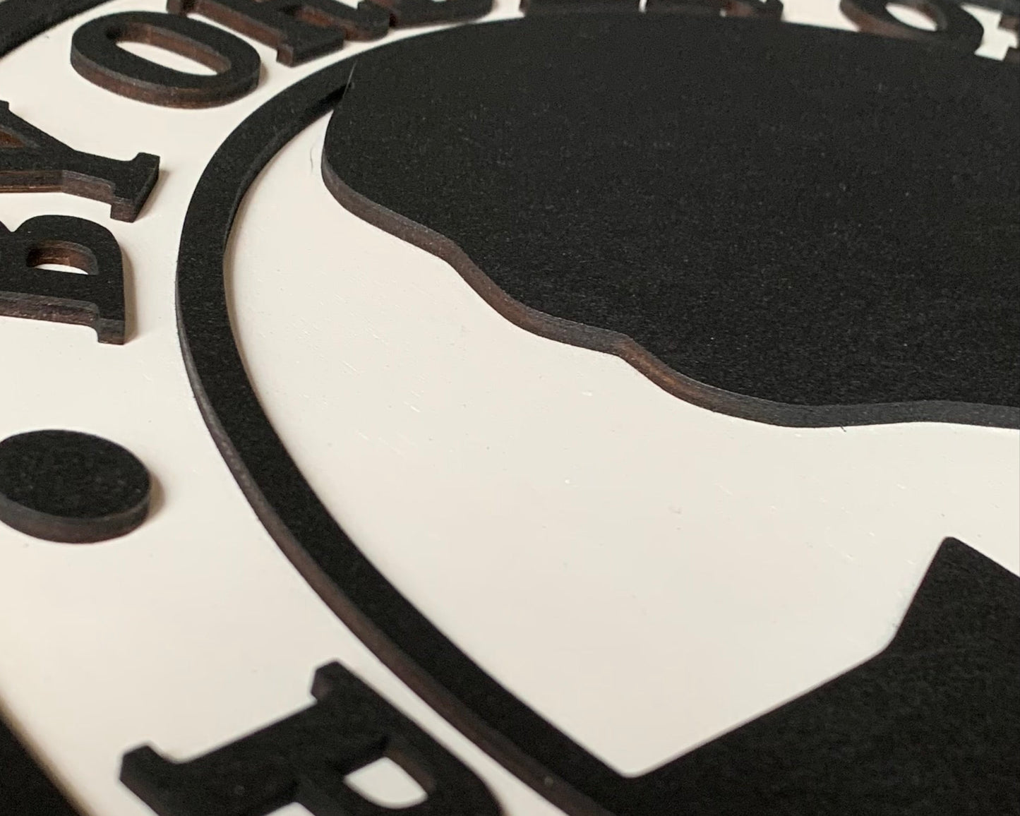 Jednoduchá plaketa Peaky Blinders