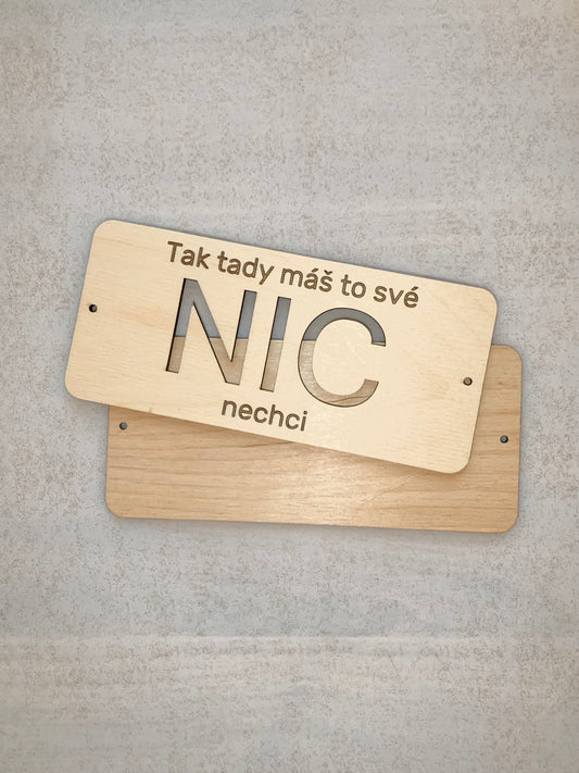 Dárek “Nic nechci”