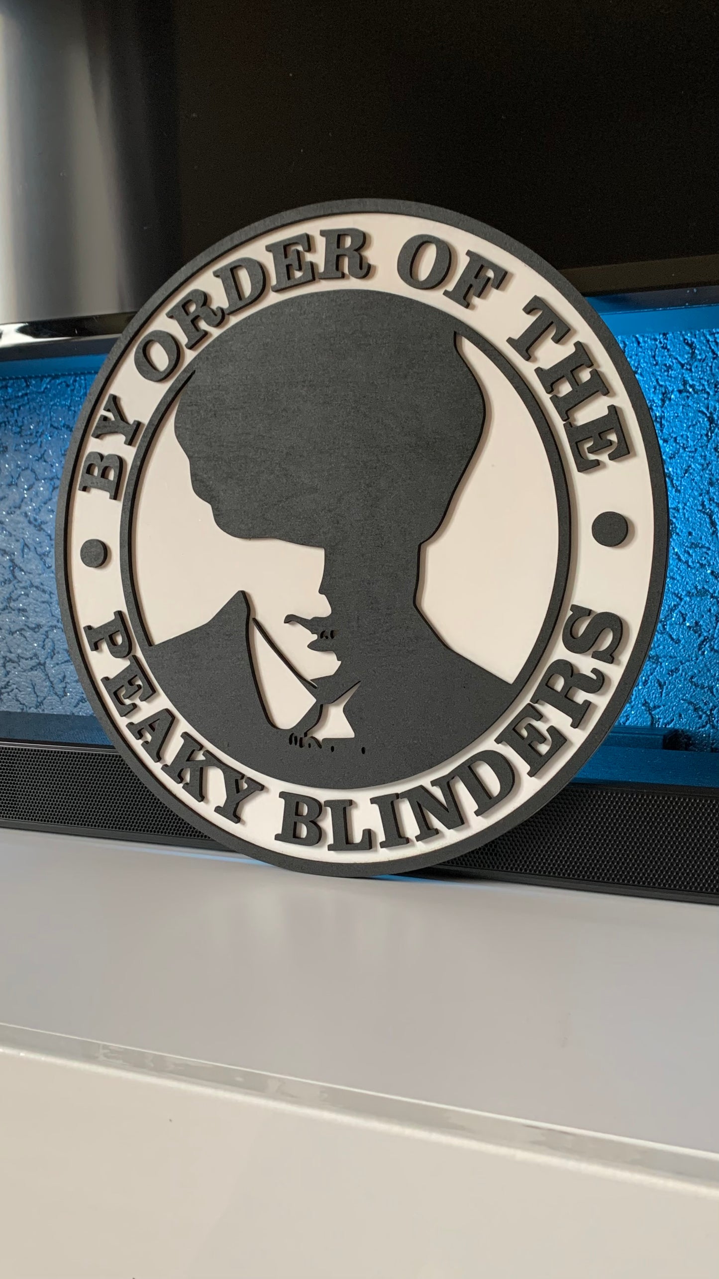 Jednoduchá plaketa Peaky Blinders