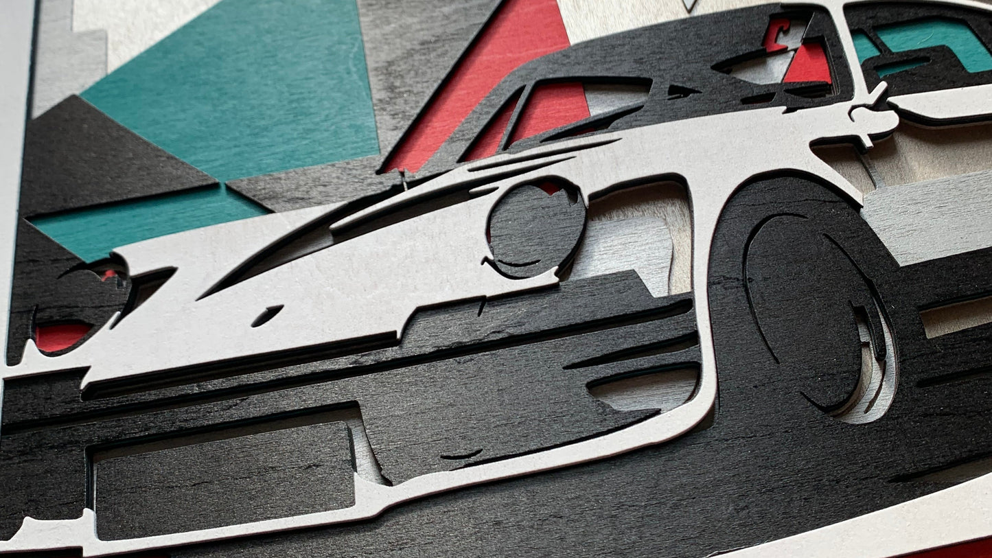 Obraz sportovního automobilu