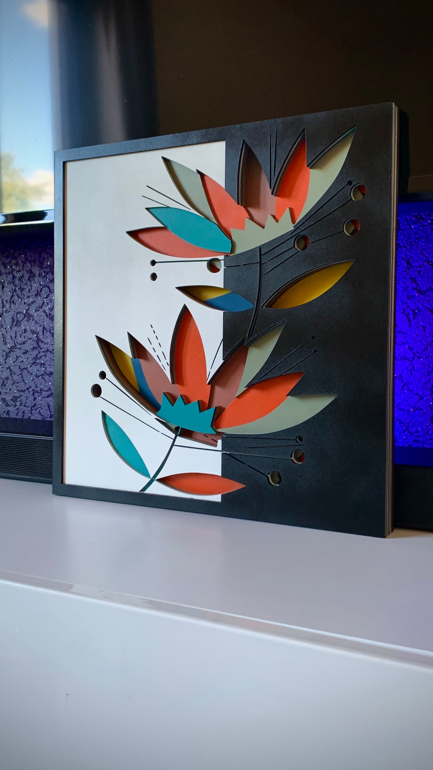 Abstraktní Květina