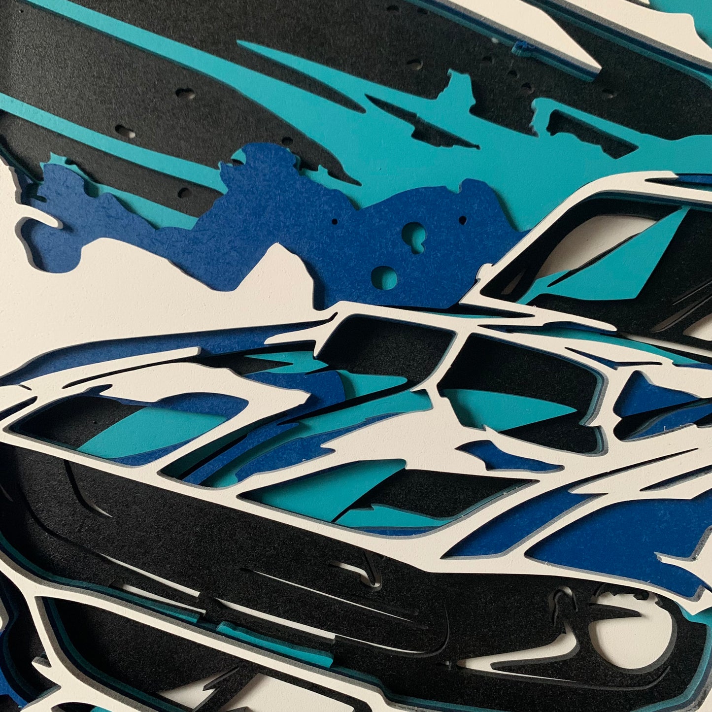 Dynamický 3D obraz muscle caru