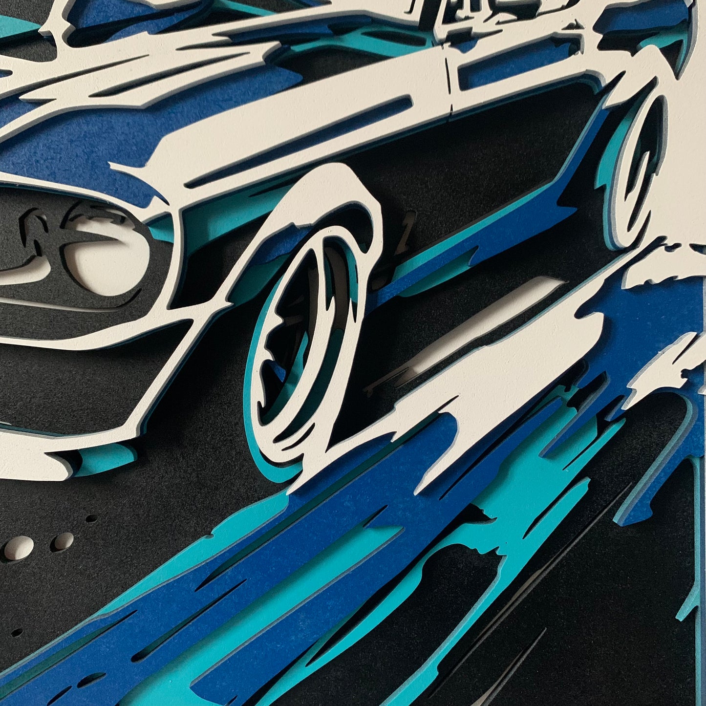 Dynamický 3D obraz muscle caru