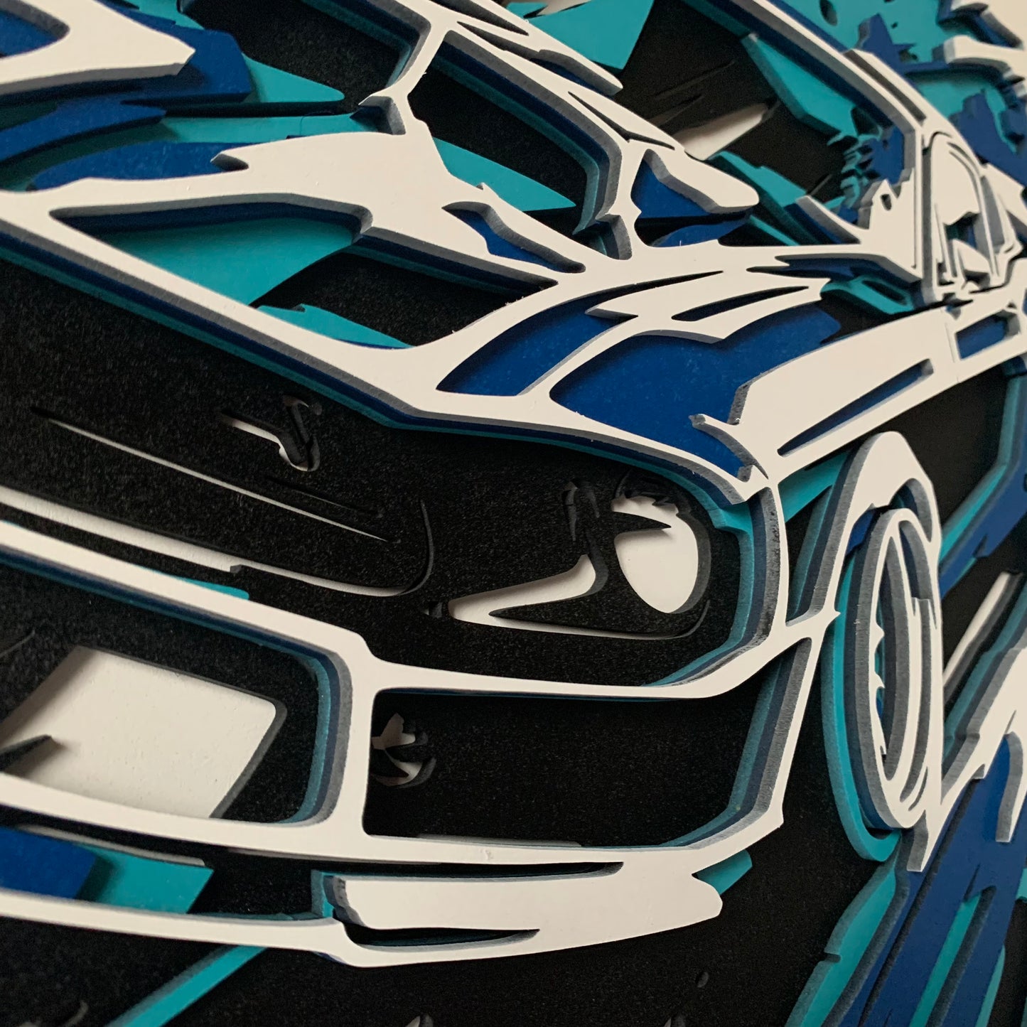 Dynamický 3D obraz muscle caru