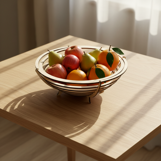 Dřevěná spirálová mísa